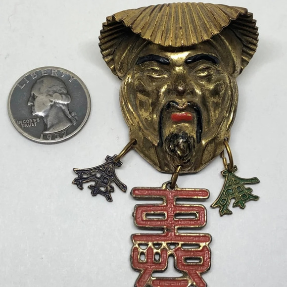 Vintage BLUMENTHAL (style because not stamped) Brooch - Picture 2 of 7